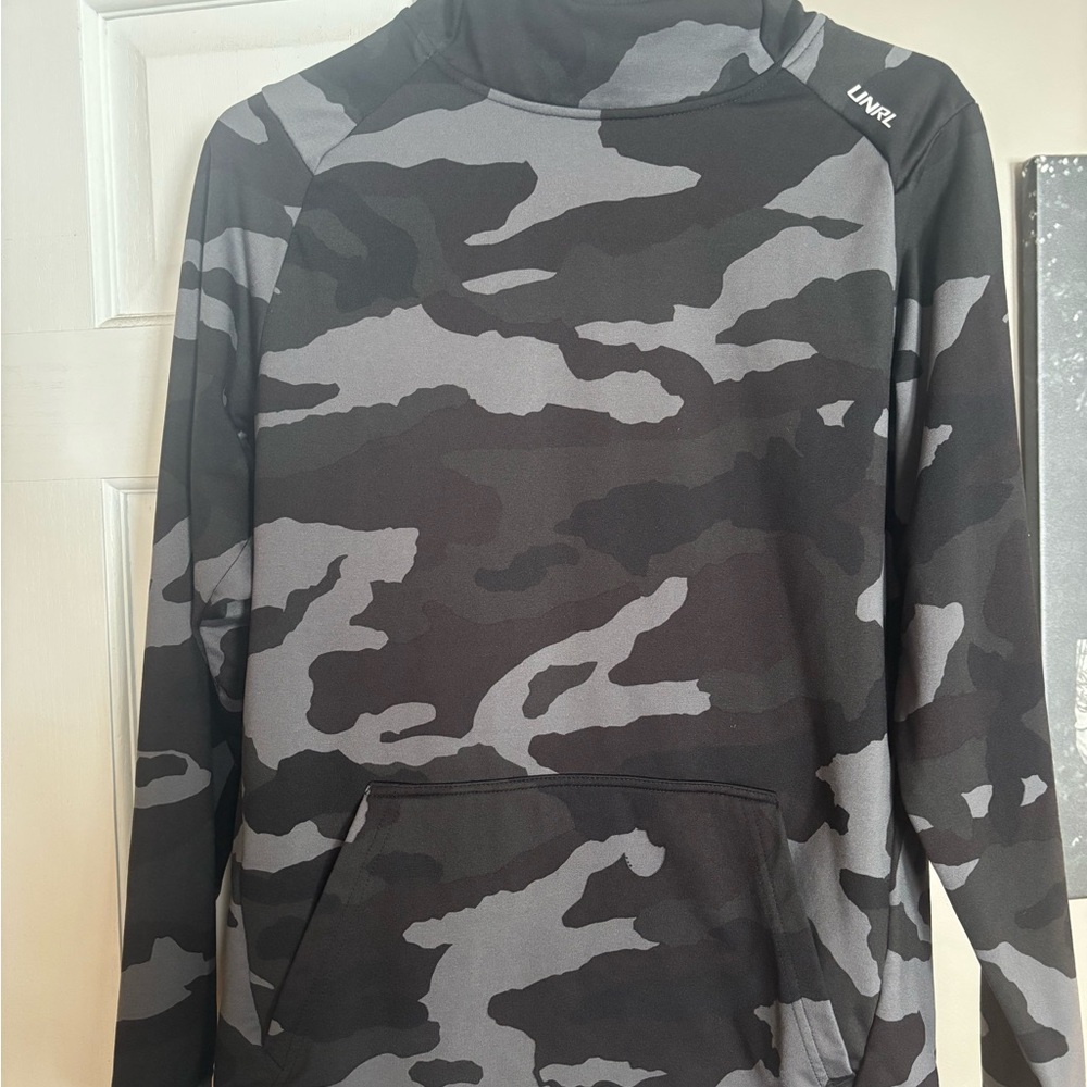 LNDR Men's Camouflage Hoodie - Black and Gray
